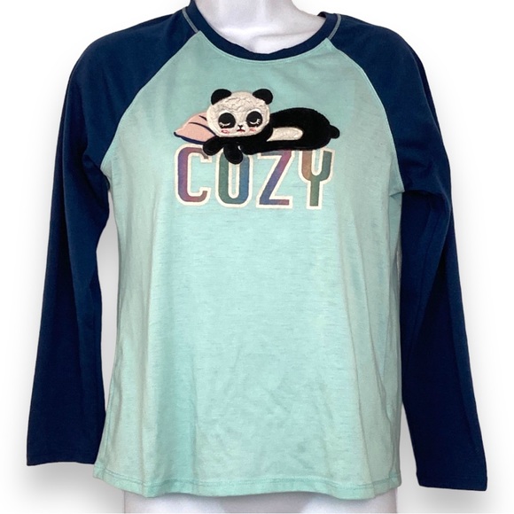 Old Navy cosy panda tedy bear sleep top XXL - Picture 1 of 17